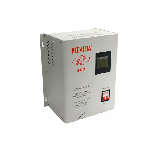 Стабилизатор напряжения Ресанта АСН-8000Н/1-Ц белый