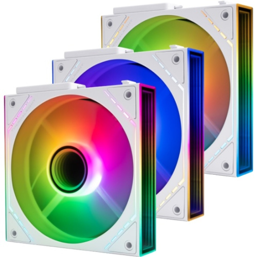 Комплект вентиляторов (3 шт.) Thermalright TL-M12QRW-S X3 (Pack of 3) (TRTLM12QRWS.3P) / Reverse / ARGB / 120mm PWM