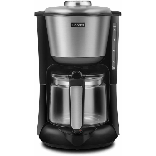 Кофеварка Rondell 1100-RE-01 (RDE-1100) серебристый/черный