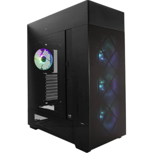 Корпус In-Win Modfree Deluxe (IW-CS-MFDELU-BLK), без БП, Full-Tower, TG, 4x140mm ARGB, 2xUSB-A 3.0 + 1xUSB-C 3.2, E-ATX, ATX, mITX Black