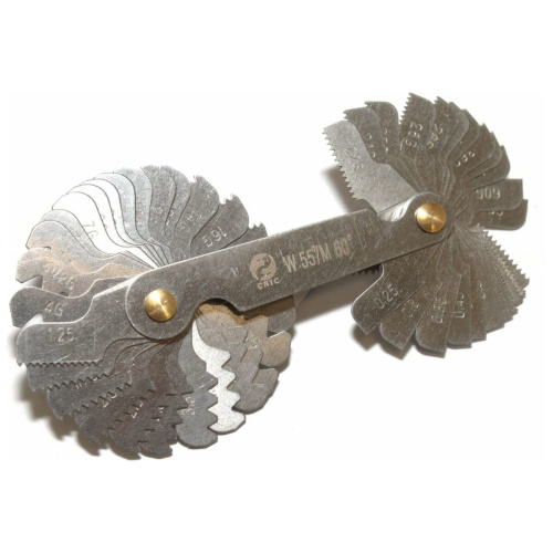 Набор резьбовых шаблонов CNIC 38502 комбинированные для дюйм.и метрич.резьбы