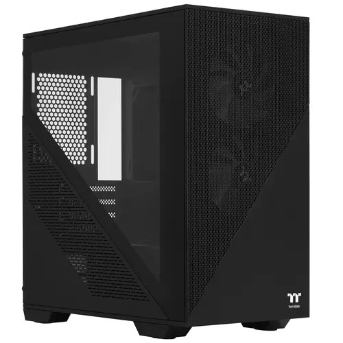 Корпус Thermaltake Divider 170 TG ARGB/Black CA-1S4-00S1WN-00 /Win/SPCC/Tempered Glass*1/120mm ARGB PWM Fan*2