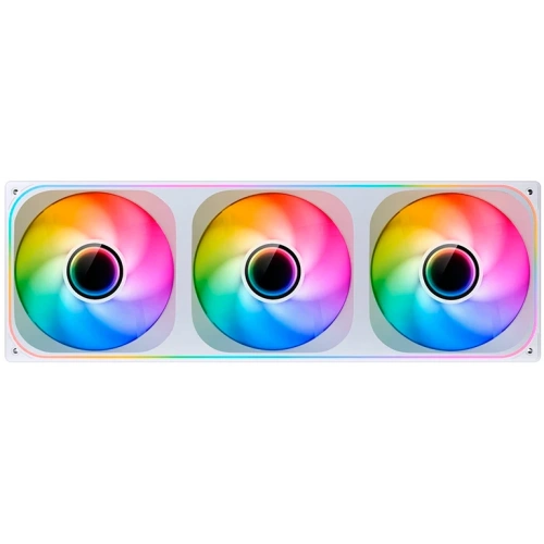 Вентилятор JONSBO ZA-420WR (3 in 1) 140х140х28мм Reverse (PWM, ARGB LED, 700-1500об/мин, белый) Retail