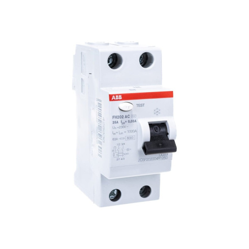 УЗО ABB FH202 AC-25/0,03 (2CSF202004R1250) 2-модульный