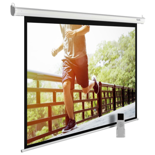 Экран Cactus 175x280см SIlverMotoExpert CS-PSSME-280X175-DG 16:10 настенно-потолочный рулонный тёмно-серый (мотор)