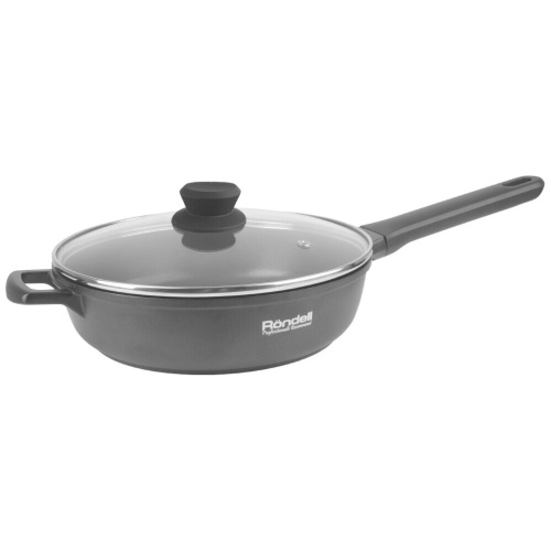 Сотейник Rondell Zeita Neu RDA-1203 с крышкой, черный