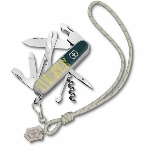 Складной нож Victorinox Companion New York Style 1.3909.e223, функций 16, 91мм, зеленый, коробка подарочная