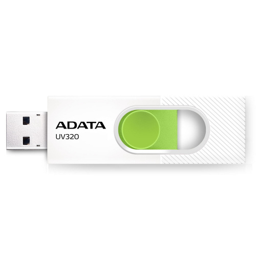 USB-флешка A-DATA UV320 (AUV320-256G-RWHGN) 256GB USB 3.2, белый/зеленый