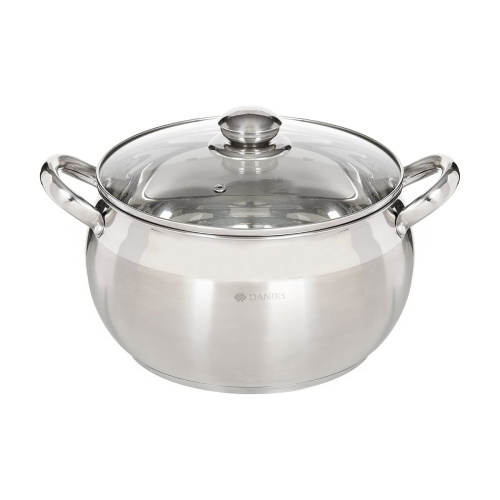 Кастрюля с крышкой Daniks SD-24 Классика 6.5л