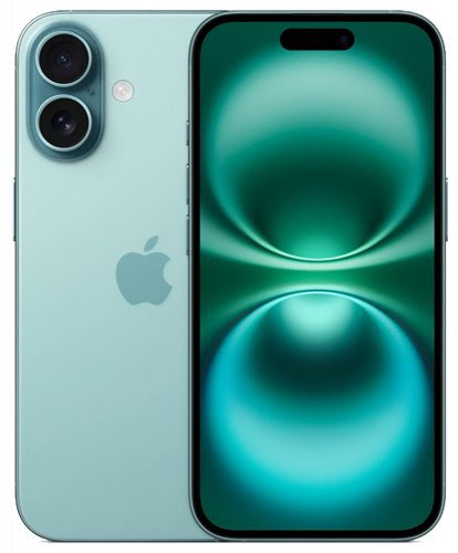 Смартфон Apple Iphone 16 256Gb Sim + Sim Бирюзовый