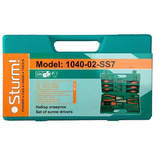 Набор инструментов Sturm! 1040-02-SS7 45 предметов кейс