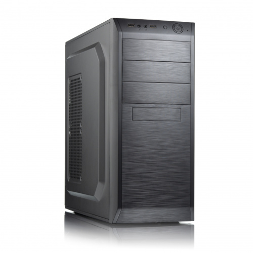 Корпус Foxline FL-733-FZ450R, mATX, БП 450W, 2x5.25EXT, 2x3.5EXT, 5x3.5INT, 2xUSB2.0, HDA, w/o FAN