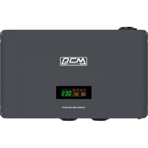 Стабилизатор напряжения POWERCOM WM-3000VA графитовый