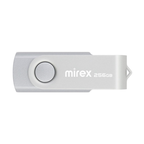USB-флешка Mirex Swivel 13600-FMUSI256 256GB USB 2.0, Серебристый