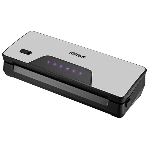 Вакуумный упаковщик KitFort КТ-1517 серебристый/черный