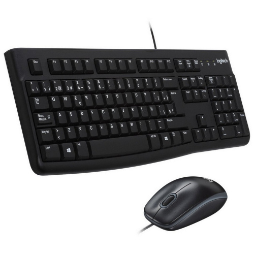Клавиатура+мышь Logitech MK120 (920-002562) клав:черный мышь:черный/серый USB
