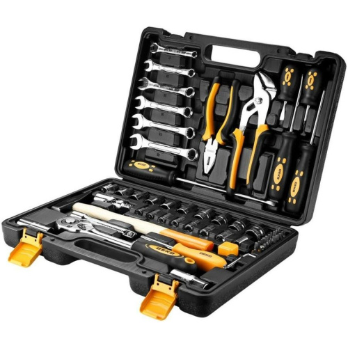 Набор инструментов Deko DKMT63 63 предмета (жесткий кейс) (065-0731)