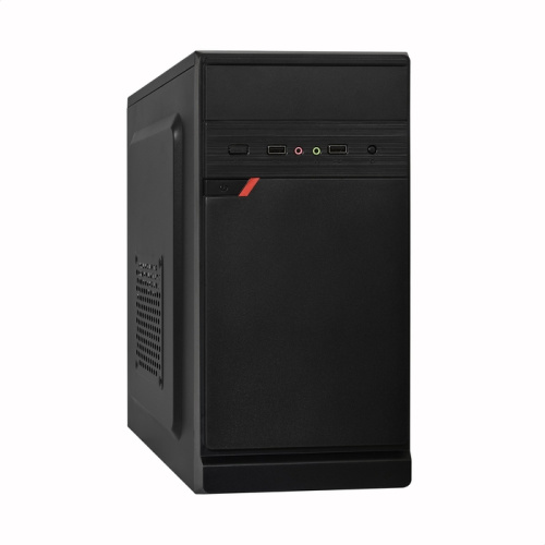 Корпус ExeGate BAA-106-500W-8 (EX286394RUS) Minitower (mATX, БП AA500 с вент. 8см, 2*USB, аудио, черный)