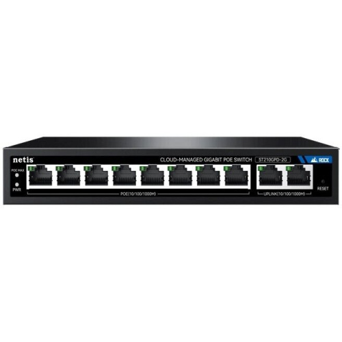 Коммутатор настраиваемый Netis ST210GPD-2G (L2) 10x1Гбит/с 8PoE 117W