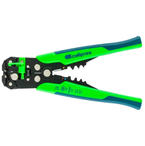 Щипцы для зачистки электропроводов СИБРТЕХ 17734, функция обрезания проводов