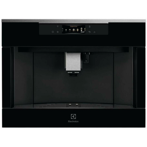 Встраиваемая кофемашина ELECTROLUX KBC85X нерж и черный