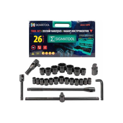 Набор инструментов SIGMATOOL Sigmatool-68262-5MPB(59728) 26 предметов