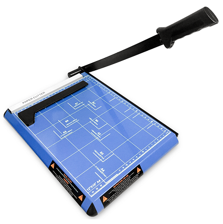 Резак сабельный ГЕЛЕОС РС A4-1, А4, 11-12 листов (70г/м2), прижим механич. корпус металл