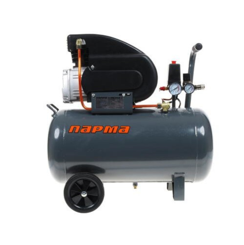 Компрессор поршневой Парма K-1500/50КМ 02.014.00003 серый/черный