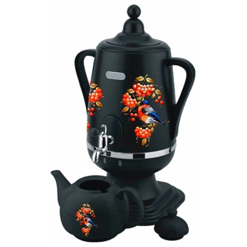 Самовар Добрыня DO-432 Снегирь на черном