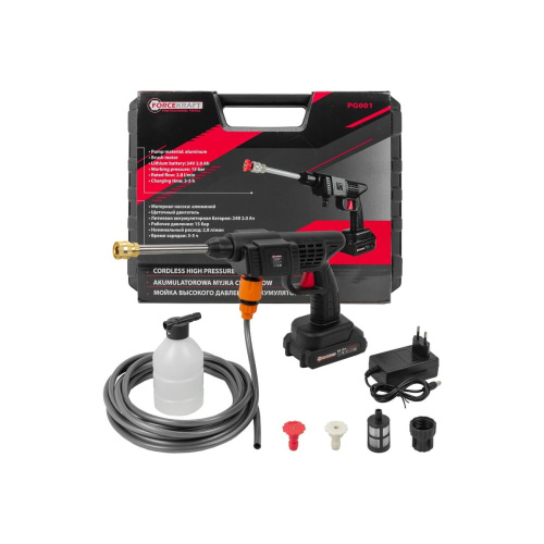 Мойка высокого давления Forcekraft FK-PG001 (56936) аккумуляторная с АКБ и ЗУ