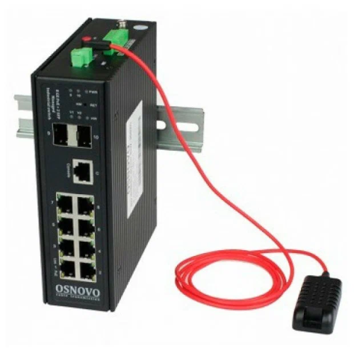 Коммутатор Osnovo (SW-80802/I(Port 90W, 300W)) 8G 2SFP 8PoE