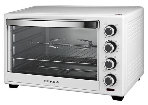 Электропечь Supra MTS-420 [без конфорок, 42 л, 2000 Вт, гриль, белый, черный]