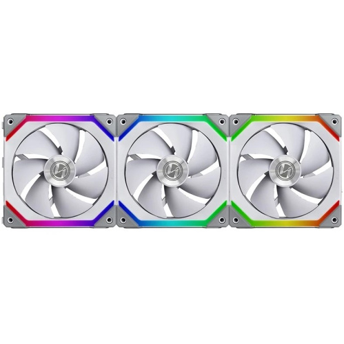 Комплект вентиляторов (3шт.) Lian Li UNI Fan SL120 White (G99.12UF3W.R0)/UF-SL120-3W/ 120x120x25мм (PWM, ARGB, 800-1900 об/мин, 31dBa)