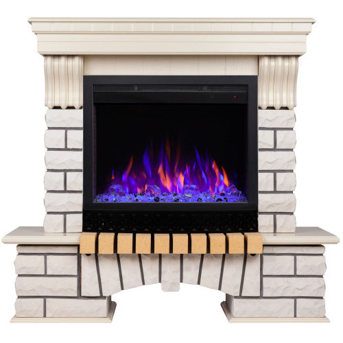 Электрокамин RealFlame Country WT с очагом Saphir 25,5