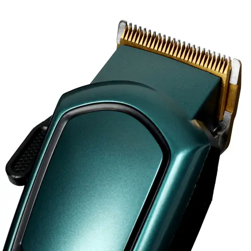 Машинка для стрижки Hyundai H-HC7171 черный/нефритовый (насадок в компл 4шт)