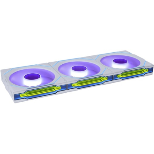 Комплект вентиляторов (3шт.) Lian Li Uni Fan SL-INF Wireless 120 (G99.12SLIN1W3W.R0)/12SLIN1W3W White/120x122,1x25мм (PWM, ARGB, 2300 об/мин (Max.))