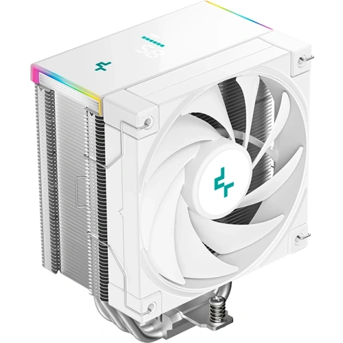 Кулер DEEPCOOL AK500S Digital SE WH LGA20XX/1700/1200/115X/AM5/AM4 (TDP 240W, PWM, Fan 120mm, 5 тепл. трубок, Copper Base, белый) Ret