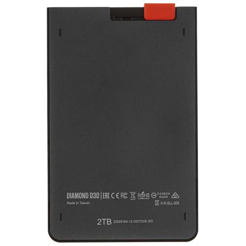 2 ТБ Внешний HDD Silicon Power Diamond D30 [SP020TBPHDD3SS3K]