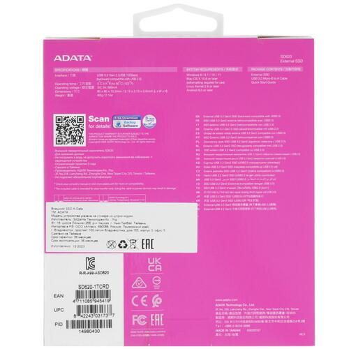 1000 ГБ Внешний SSD ADATA SD620 [SD620-1TCRD]