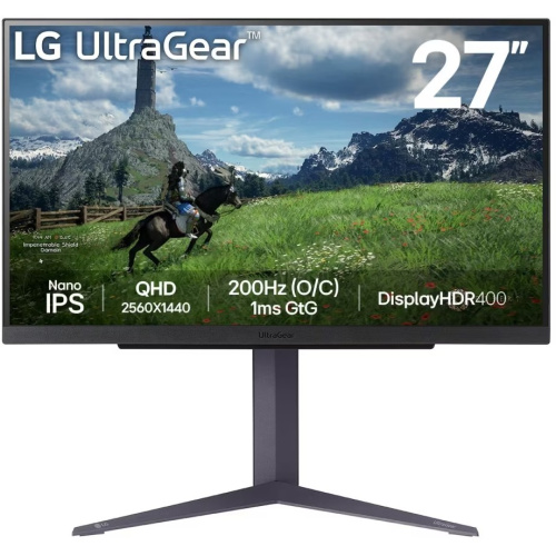 Монитор LG 27GS85Q-B черный