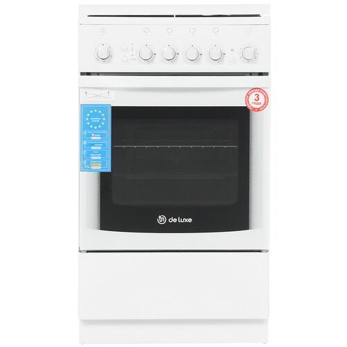 Газовая плита De Luxe 5040.41Г (КР) ЧР белый