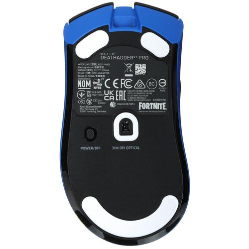 Мышь беспроводная/проводная Razer DeathAdder V3 Pro - Fortnite Edition [RZ01-04630700-R3M1] синий