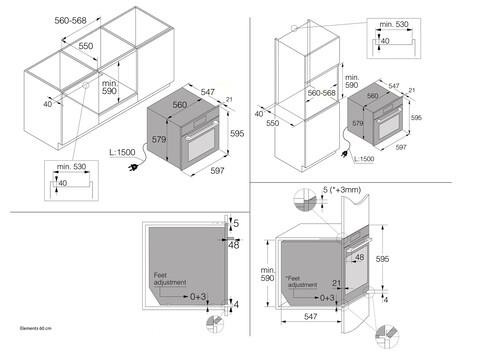 Электрический духовой шкаф Asko OCS8678G черный