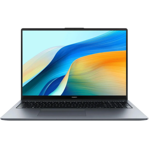 Ноутбук HUAWEI MateBook D16 (53013YDK) 16" IPS FHD Core i5 12450H/16Gb/512 ГБGb SSD/VGA int/noOS/gray