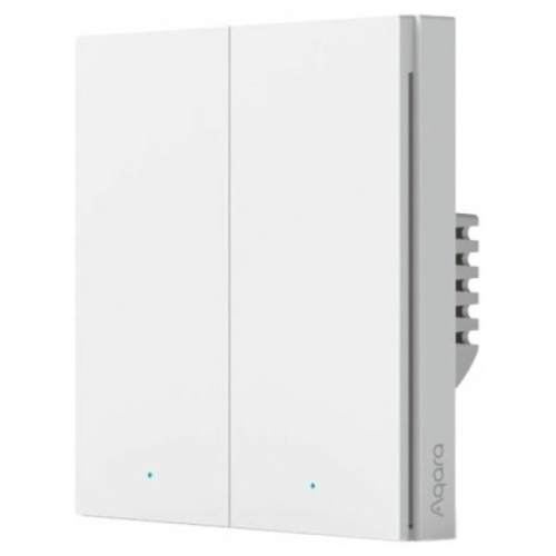 Умный выключатель Aqara Smart Wall Switch H1 EU двухклавишный (WS-EUK02)