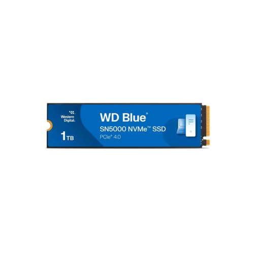 SSD WD Blue (WDS100T4B0E) 1TB, NVMe, M.2 2280, PCI-E 4x4 (R/W - 5150/4900 MB/s)