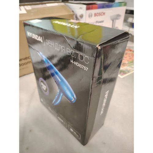 УЦ Фен Hyundai H-HDI0757 синий (Плохая упаковка)