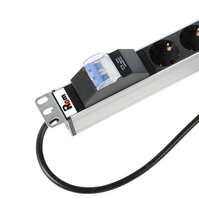 Блок распределения питания ЦМО R-16-7S-A-440-K гор.размещ. 7xSchuko базовые 16A клеммная колодка