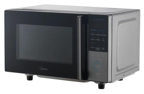 Микроволновая печь Midea EM720CFR-BG серый Микроволновая печь Midea EM720CFR-BG серый — Внешний вид с другого ракурса