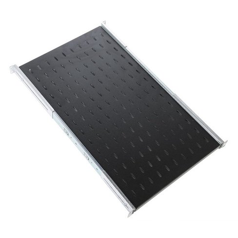 Полка стационарная ЦМО МС-40-9005 черный нагр.15кг 19" 400мм (1шт)